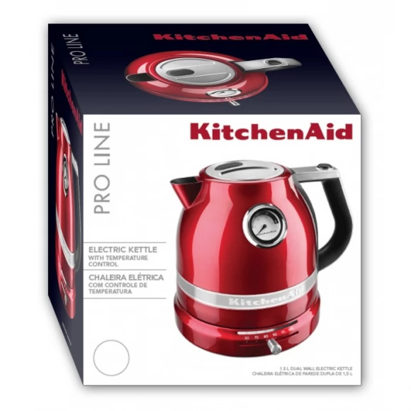 Чайник KitchenAid ARTISAN, серебряный медальон, 5KEK1522EMS