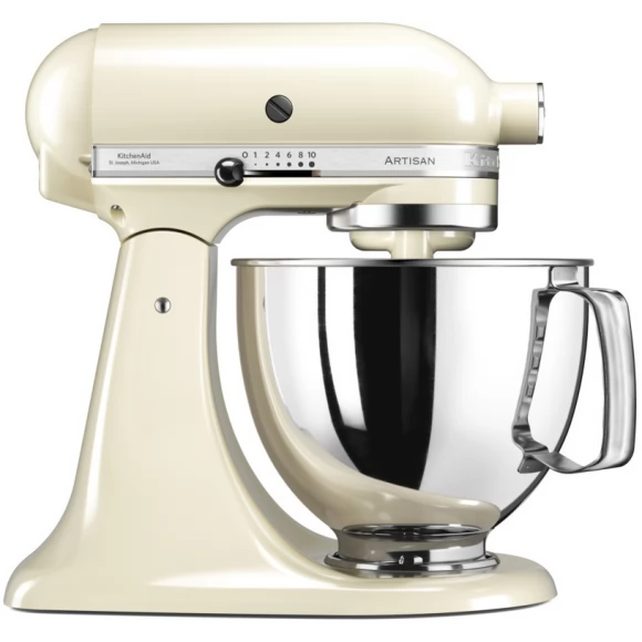 Планетарный Миксер KitchenAid ARTISAN 4.8 л, кремовый, 5KSM125EAC