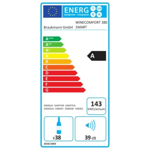 Винный шкаф CASO WineComfort 380 Smart