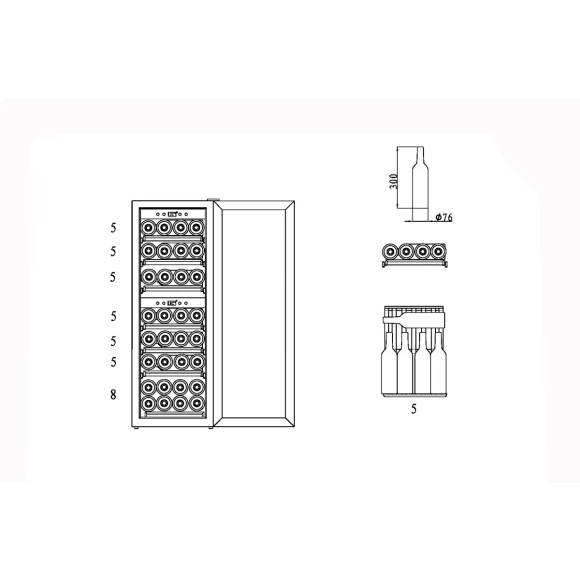 Винный шкаф CASO WineComfort 38