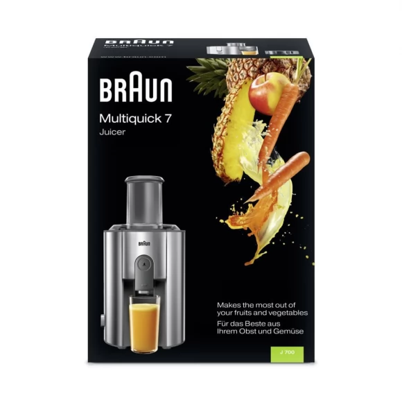 Соковыжималка Braun Multiquick 7 J700S серебристая