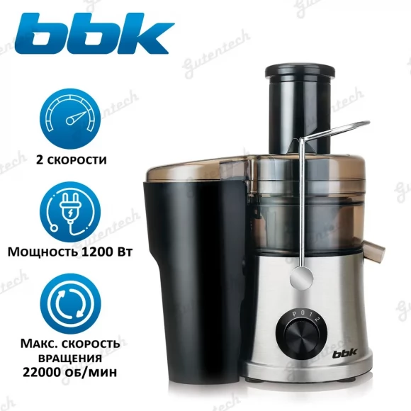 Соковыжималка BBK JC100-H07 металлик/черный