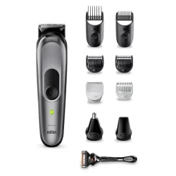 Триммер универсальный Braun MGK7420, 10в1, c бритвой Gillette 