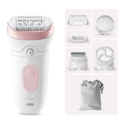 Эпилятор Braun S7 SE 7-060 Flamingo тип 5392 с бритвенной насадкой и щеткой для тела