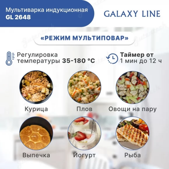 Мультиварка индукционная GALAXY LINE GL2648