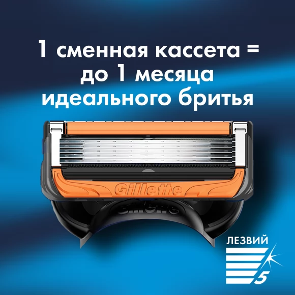 Подарочный набор Gillette Fusion ProGlide Power с 1 сменной кассетой и гелем для бритья