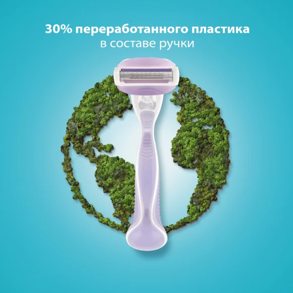 Подарочный набор Gillette Venus ComfortGlide со сменной кассетой и шампунем