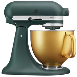 Планетарный миксер KITCHENAID ARTISAN 4.8 л, зеленый/золотой, 5KSM156VGEPP