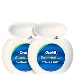 Зубная нить ORAL-B Essential floss мятная 50м (2 шт.)