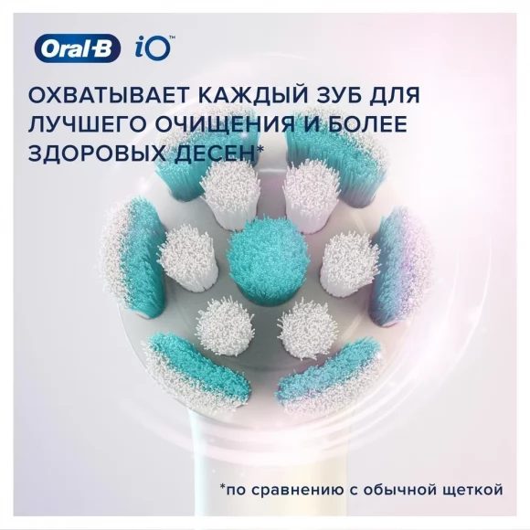 Насадки для зубной щетки Oral-B iO Sanfte Reinigung (Gentle Care), 2 шт, черные