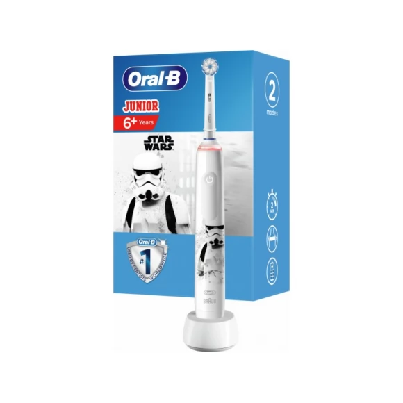 Детская электрическая зубная щетка Oral-B Pro 3 Junior Star Wars D505.513.2K