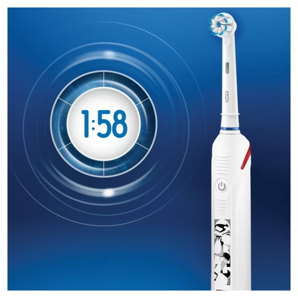 Детская электрическая зубная щетка Oral-B Pro 3 Junior Star Wars D505.513.2K