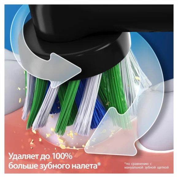 Набор электрических зубных щеток Oral-B Vitality Pro Duo Black&Lilac в подарочной упаковке