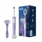 Набор Oral-B электрическая зубная щетка Vitality Pro D103.413.3 Lilac Mist + Бритва Gillette Venus Swirl с 1 сменной кассетой