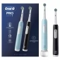 Электрическая зубная щетка Oral-B Pro Series 1 Duo/D305.523.3H черная + бирюзовая 3 режима тип 3791