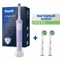 Электрическая зубная щетка Oral-B Vitality Pro D103.413.3 Cross Action Protect X Clean, сиреневый+Насадки Oral-B CrossAction EB50RB-2, 2 шт