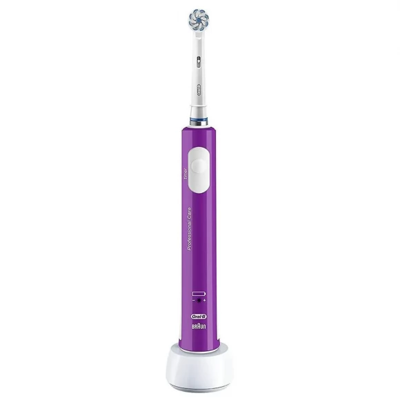 Детская электрическая зубная щетка Oral-B Pro 400 Junior Sensi фиолетовый D 16.513.1