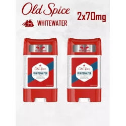 Дезодорант антиперспирант Old Spice мужской гелевый классический аромат Whitewater 70мл, 2шт