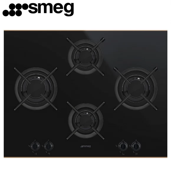 Варочная панель газовая SMEG PV664LCNR черный