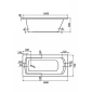 Акриловая ванна Santek Монако XL 160х75 прямоугольная белая 1WH111978