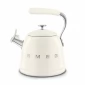 Чайник для плиты SMEG CKLW2001CR со свистком, кремовый, 2,3л