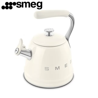 Чайник для плиты SMEG CKLW2001CR со свистком кремовый