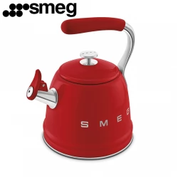 Чайник для плиты SMEG CKLW2001RD со свистком красный