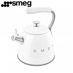 Чайник для плиты SMEG CKLW2001WH со свистком белый