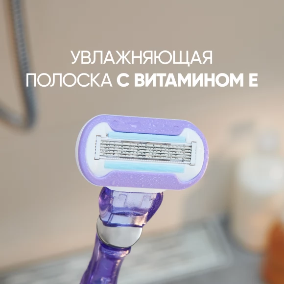 Подарочный набор Gillette Venus Swirl с 1 сменной кассетой и косметичкой