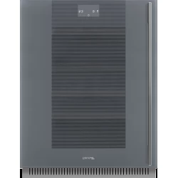 Винный шкаф встраиваемый SMEG CVI138LS3 серебристое стекло