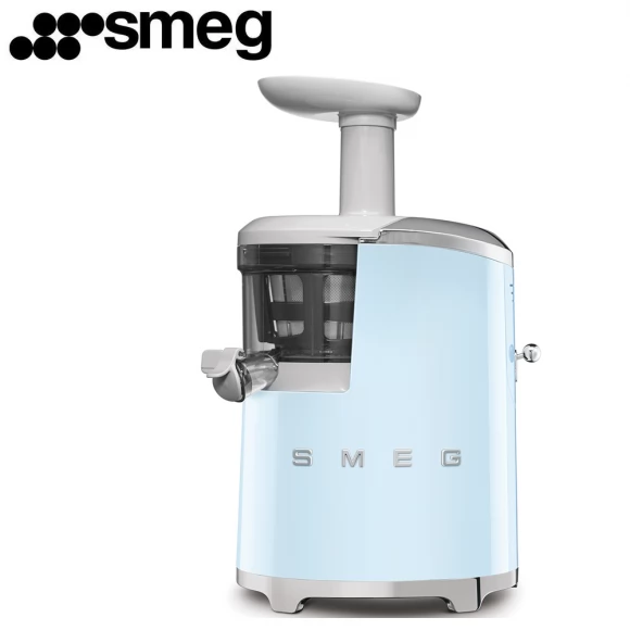 Соковыжималка шнековая SMEG SJF01PBEU голубой