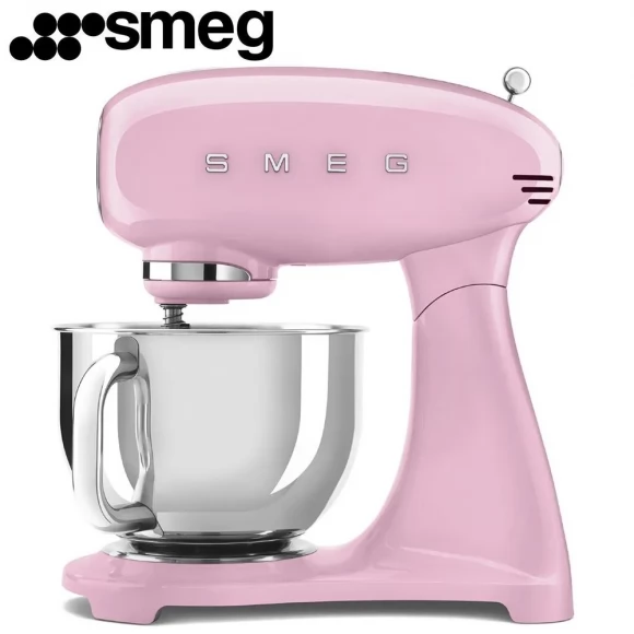 Планетарный миксер SMEG SMF03PKEU розовый