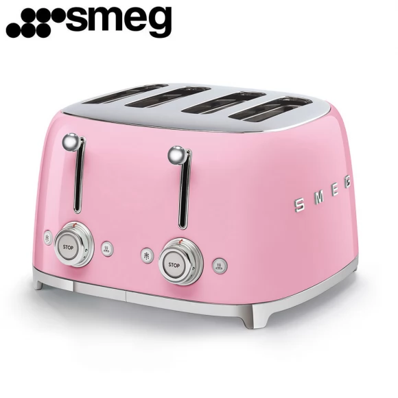 Тостер SMEG TSF03PKEU розовый