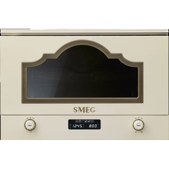 Встраиваемая микроволновая печь SMEG MP722PO кремовая