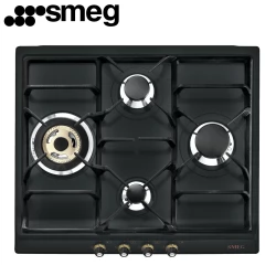 Варочная панель газовая SMEG SR764AO антрацит