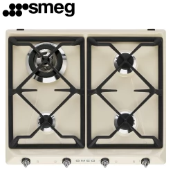 Варочная панель газовая SMEG SR964PGH кремовый