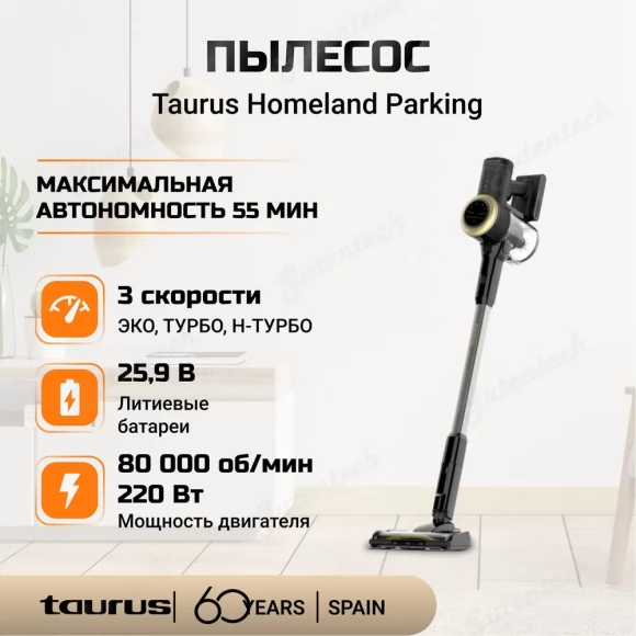 Пылесос Taurus Homeland Parking Черно-золотой