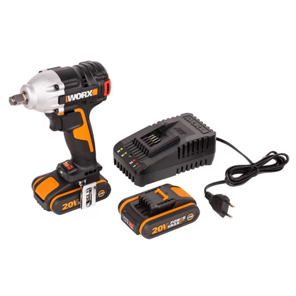 Комплект: Гайковерт аккумуляторный WORX WX272 + Аккумулятор WORX WA3551 в подарок